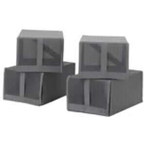 Stealth Shoe Squad IKEA SKUBB Dark Gray Ventilated Boxes That Fold Flat